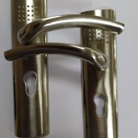 Комплект брава, дръжки и патрон за китайска интериорна врата - 50 мм междуцентрие, снимка 5 - Интериорни врати - 41164846