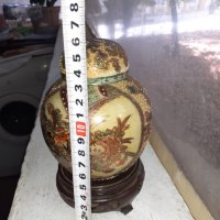 Уникална стара ваза Сатцума, снимка 5 - Антикварни и старинни предмети - 34348709