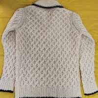 Samsøe Samsøe men knitted sweater size S – мъжка плетена жилетка в стил Hank Cardigan, снимка 2 - Пуловери - 44482973