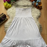 Бяла лятна рокля, снимка 1 - Рокли - 41168961