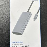 USB TYPE-C хъб, снимка 1 - Кабели и адаптери - 42443181