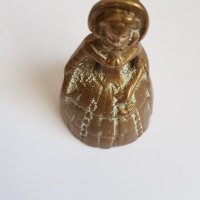 Стар бронзов звънец за прислуга -женска фигура, снимка 7 - Антикварни и старинни предмети - 34519787