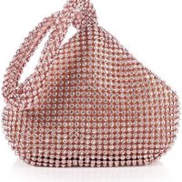 Нова Дамска вечерна чанта малка искряща блясък кристали жена аксесоар, снимка 1 - Чанти - 41268725
