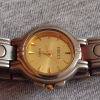 Марков дамски часовник GUCCI QUARTZ много нежен Фин дизайн - 22365, снимка 3 - Дамски - 36242594