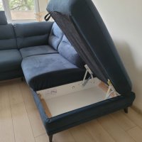 Продавам ново канапе с разтегателно легло и лежанка, снимка 4 - Дивани и мека мебел - 41680923
