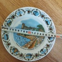 Красива декоративна,порцеланова чиния от Триест Италия, снимка 3 - Колекции - 35112578