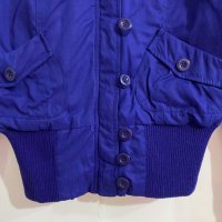 Марково ватирано яке с джобове, цип, копчета и мека топла подплата в тъмно лилаво, снимка 4 - Детски якета и елеци - 34411978