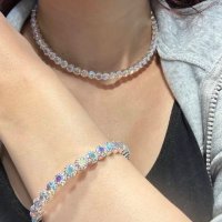 Дамски комплект тип Swarovski 28лв 💎‼️❤️, снимка 4 - Бижутерийни комплекти - 44466044