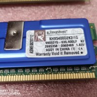 Рам памет за PC 2 по Kingston KHX5400D2K2/1G 1024MB, снимка 3 - RAM памет - 39430073