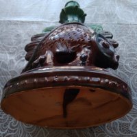 Красив керамичен свещник, снимка 3 - Антикварни и старинни предмети - 35883266
