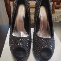 Обувки на висок ток 38 номер(умалени) , снимка 2 - Дамски елегантни обувки - 42102560