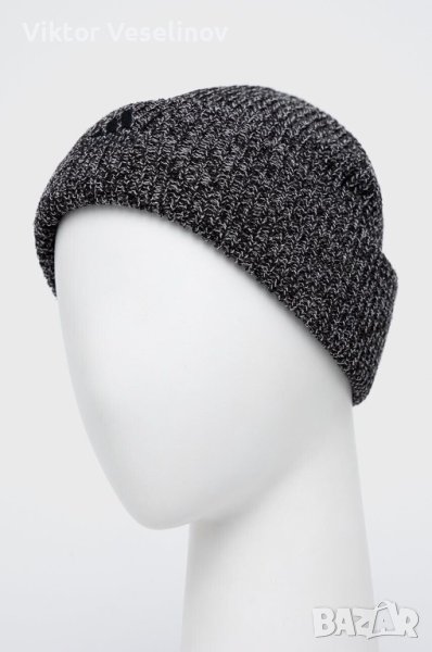 НОВА Adidas Зимна Шапка Плетена Woolie Beanie черна / сива, снимка 1