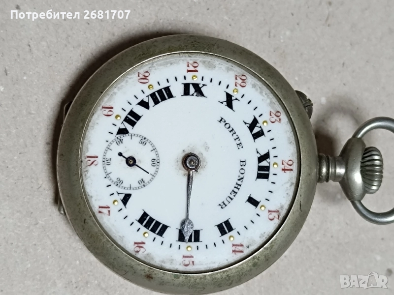джобен часовник PORTE BONHEUR , снимка 1