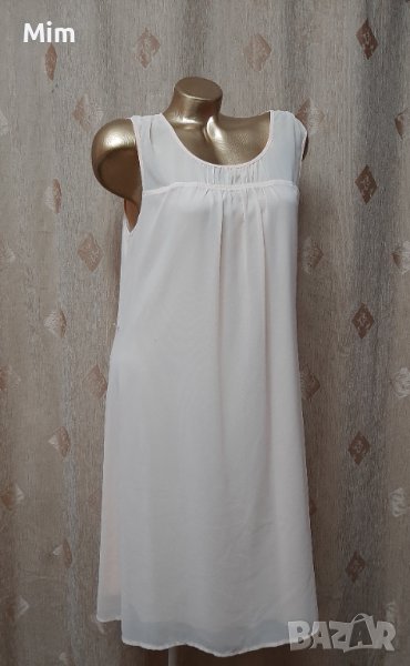 Manguun 42 Свободно падаща рокля пепел от рози , снимка 1