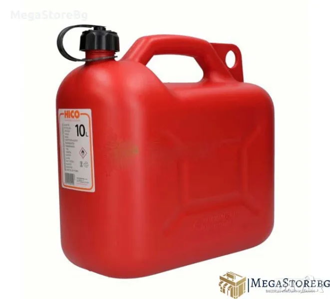 Пластмасова туба за гориво с накрайник HICO - 10L, снимка 1