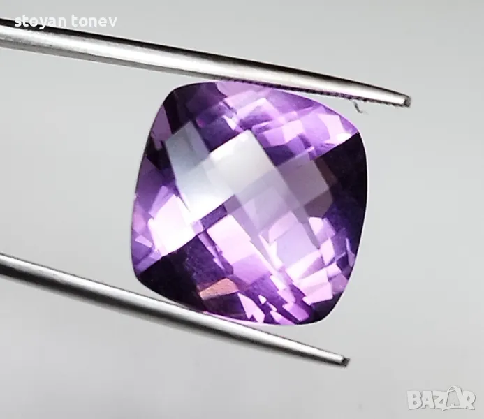 Великолепен лъскав аметист - 13кт.! Нов!, снимка 1
