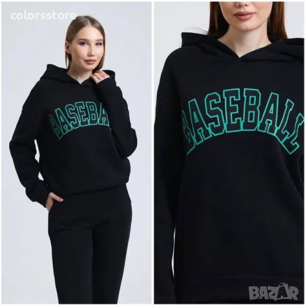 Дамски комплект Baseball black, снимка 1