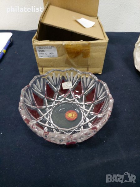 Купичка за ядки - Walther Glass - Rubin, снимка 1