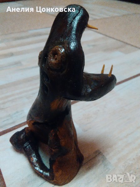 Животинка от дърво,ръчно изработена, снимка 1