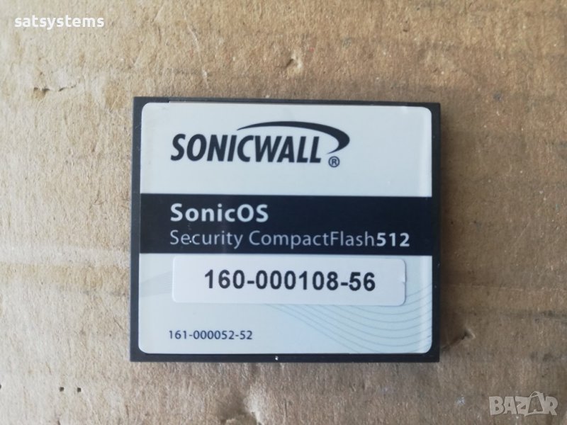 SONICWALL 512MB SonicOS Security Compact Flash Memory Cards, снимка 1