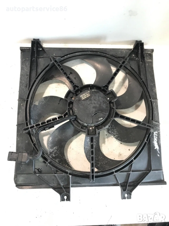 Мотор на вентилатора на радиатора за KIA Carnival 2.9 CRDi (2006–2011) 25380-4DXXX, снимка 1