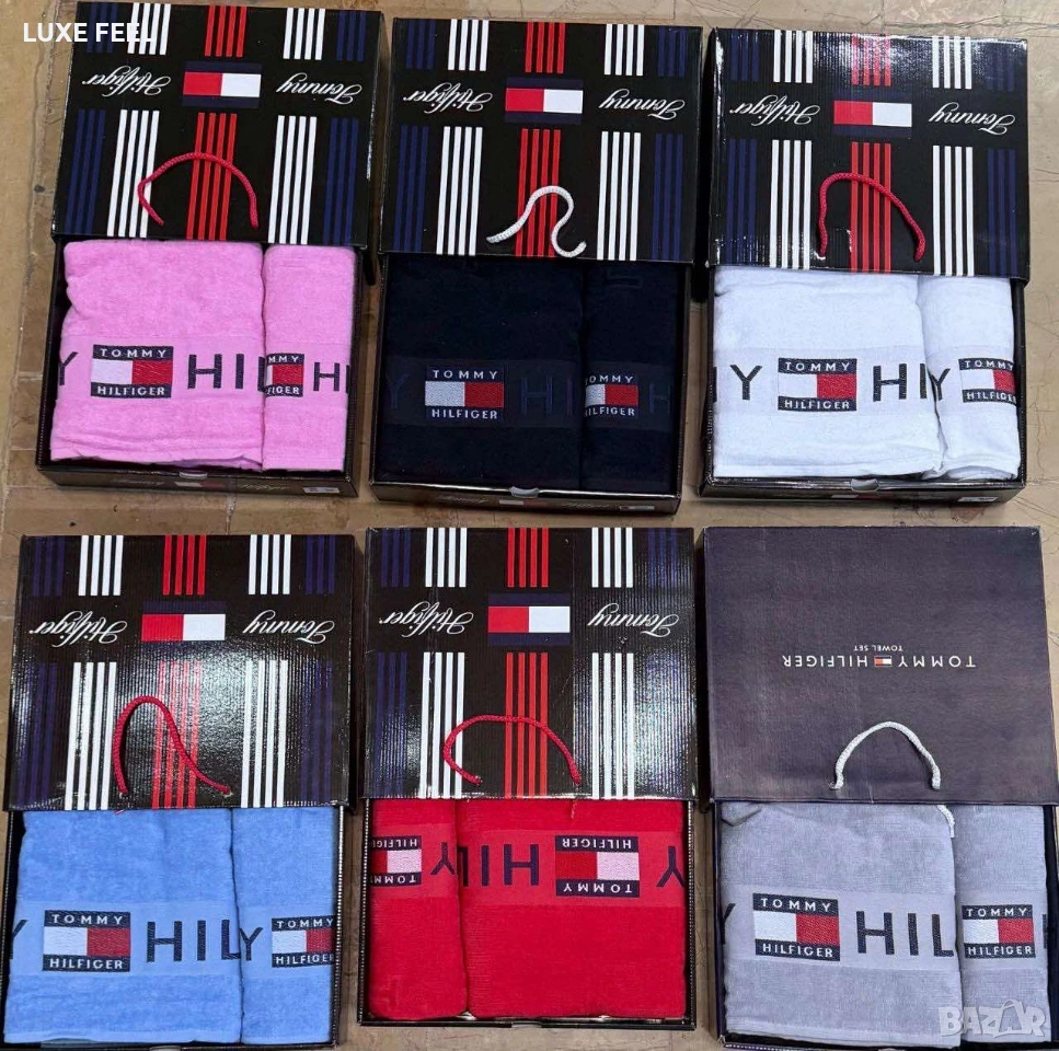 Tommy Hilfiger ⚜️ Хавлии 2бр в Кутия , снимка 1