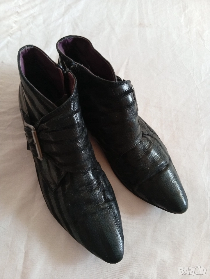 ЧЕРНИ боти на VAGABOND естествена кожа, снимка 1