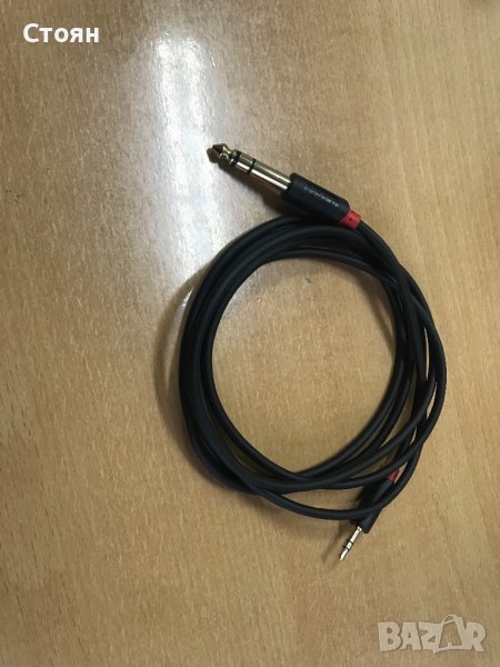 Кабел еднопинов към Aux, снимка 1