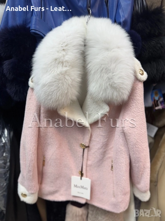 Дамски палта с естествен косъм, снимка 1