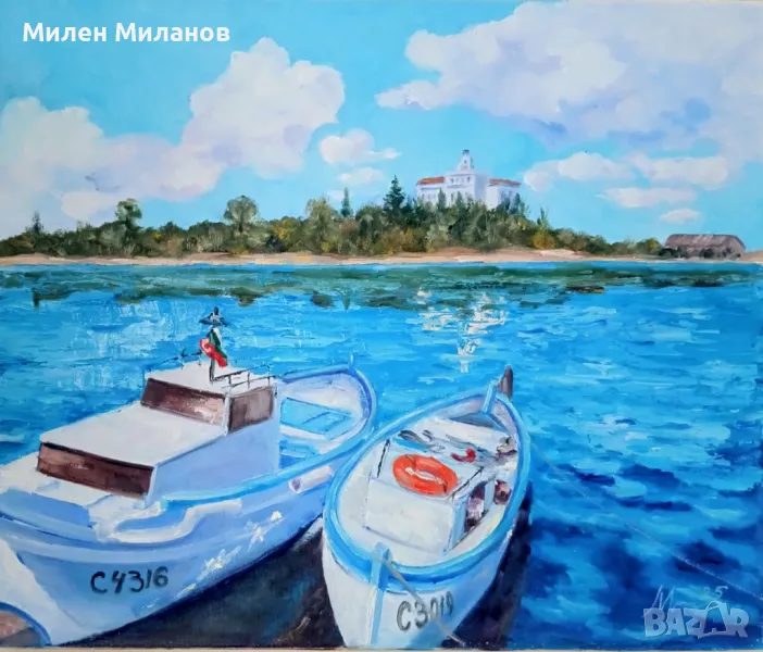 Картина рисувана с маслени бои , снимка 1