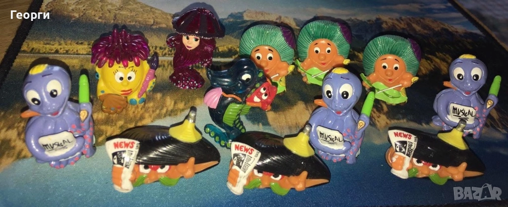 Kinder Surprise Aqualand (1997) - фигурки на морски създания на Киндер от Италия., снимка 1