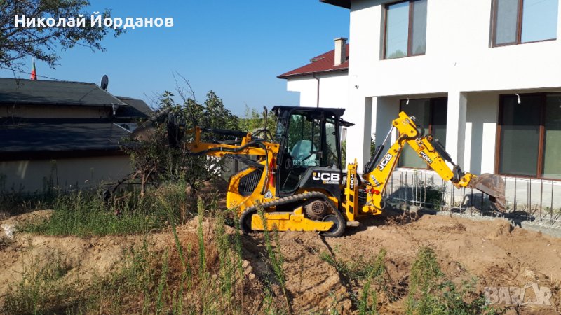 Услуги с мини верижен комбинирани вагери,колесни мини комбинирани багери,бобкат и самосвал, снимка 1