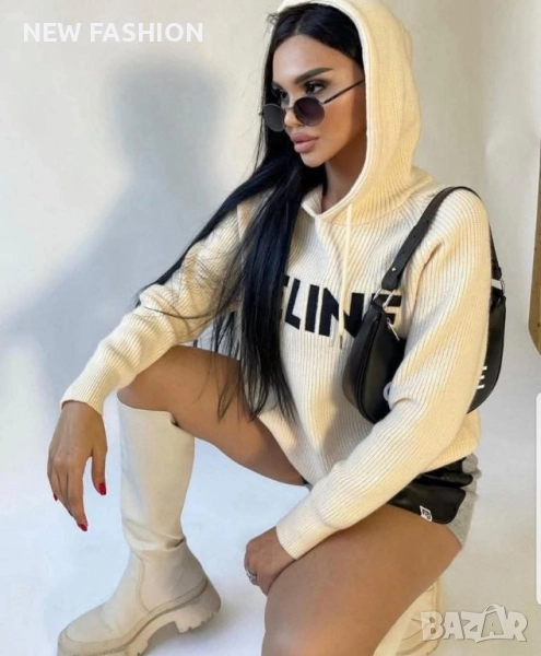 Дамски Пуловер - лого Бродирано ✨ CELINE , снимка 1