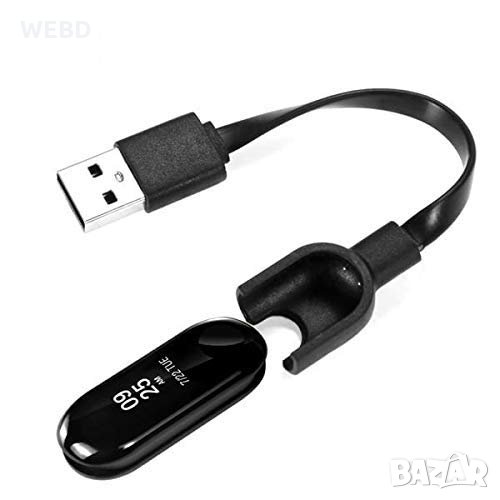 Зарядно за Xiaomi Mi Band 3, USB, снимка 1