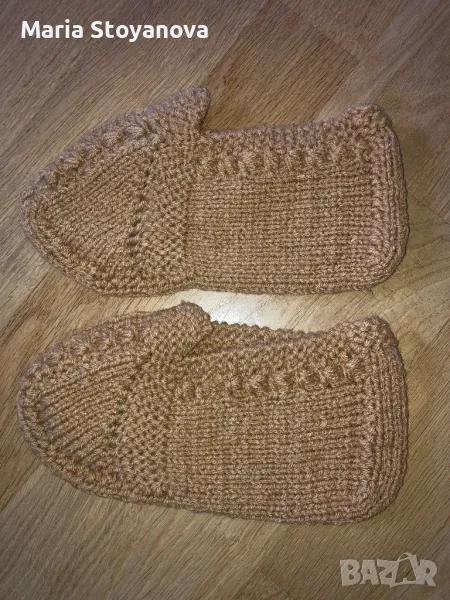 Плетени вълнени терлици, снимка 1