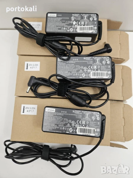 +Гаранция! Зарядно захранване за лаптоп Lenovo 45W 4.0 x 1.7, снимка 1