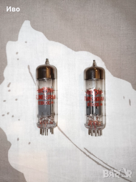 Продавам NOS аудио лампи Tungsram e80cc (мачнати), снимка 1