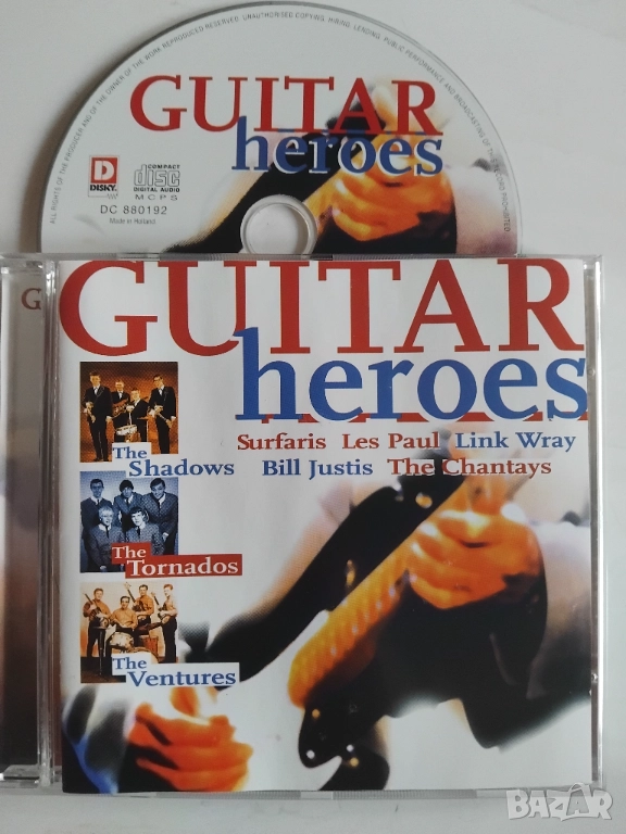 Guitar Heroes - оригинален диск музика, снимка 1