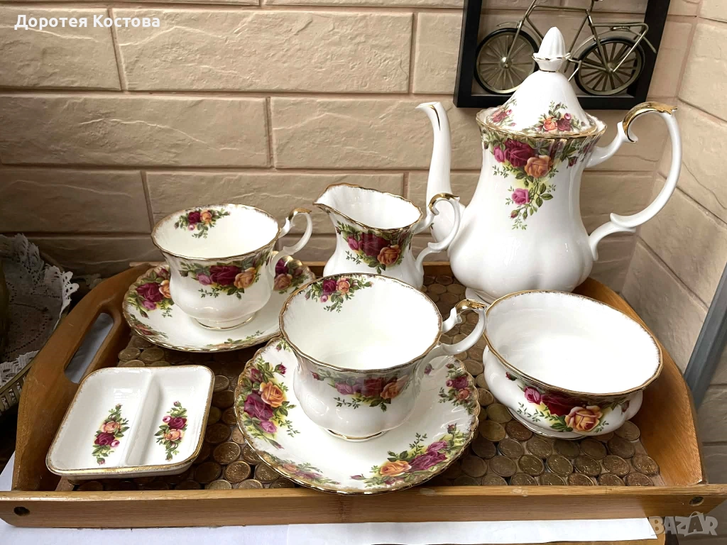 Красив голям нестандартен поднос, снимка 1