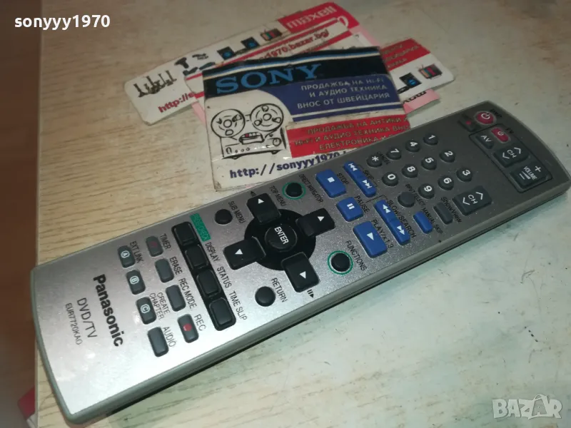 PANASONIC DVD & TV REMOTE CONTROL-ВНОС SWISS 2110240845, снимка 1