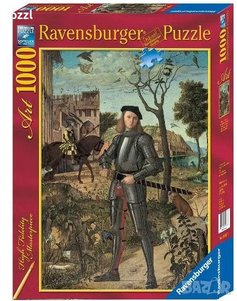 [неналичен] Пъзел "Portrait of a knight" Art Ravensburger 1000 части, снимка 1