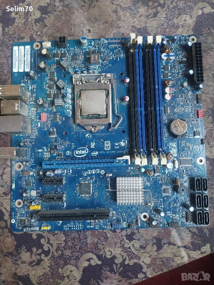 Intel Desktop Board DP55WB. Дъно с процесор Intel I5-650, снимка 1