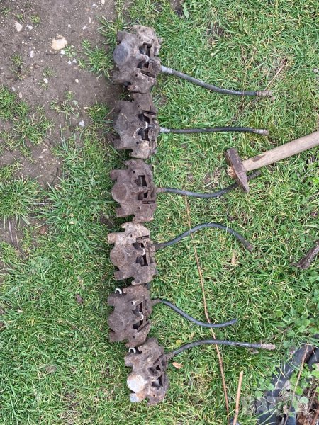 Спирачен апарат мерцедес ц класа седан заден ляв заден десен, снимка 1