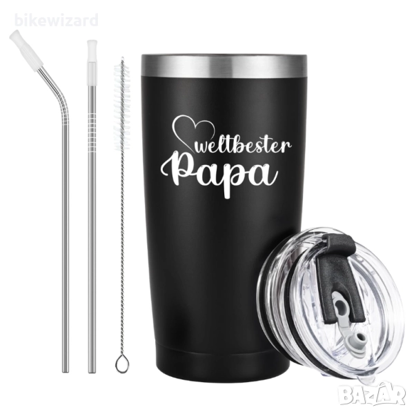 Livole термо чаша от неръждаема стомана с двойни стени изолирана 600 мл НОВА, снимка 1