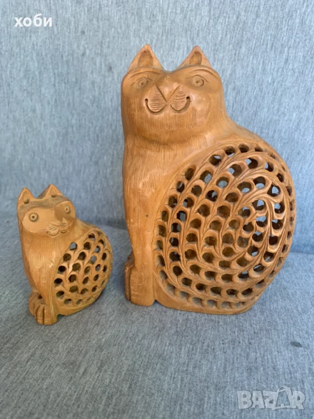 дървени котки , снимка 1