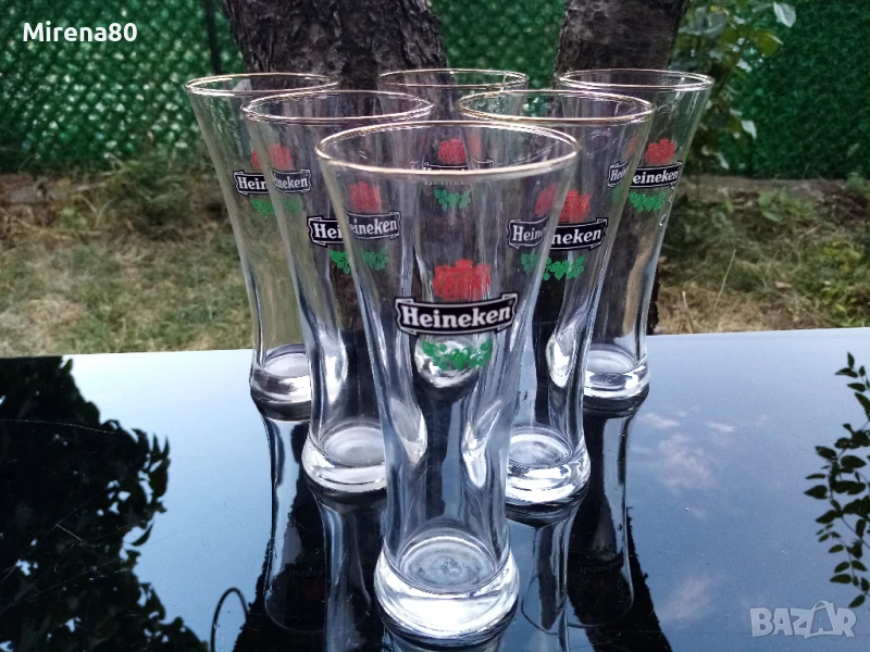* Heiniken * - чаши за бира 6 бр., снимка 1