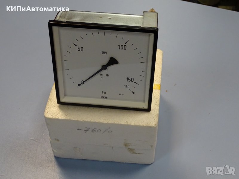 манометър Wika 0-160 Bar KL 1, снимка 1