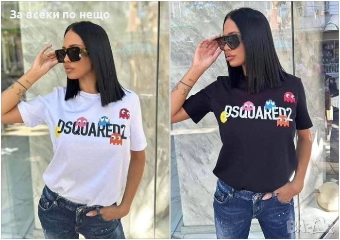 DSQUARED2 Дамска Тениска👚Дамска Блуза С Къс Ръкав Дискуаред2 Код LFS574, снимка 1