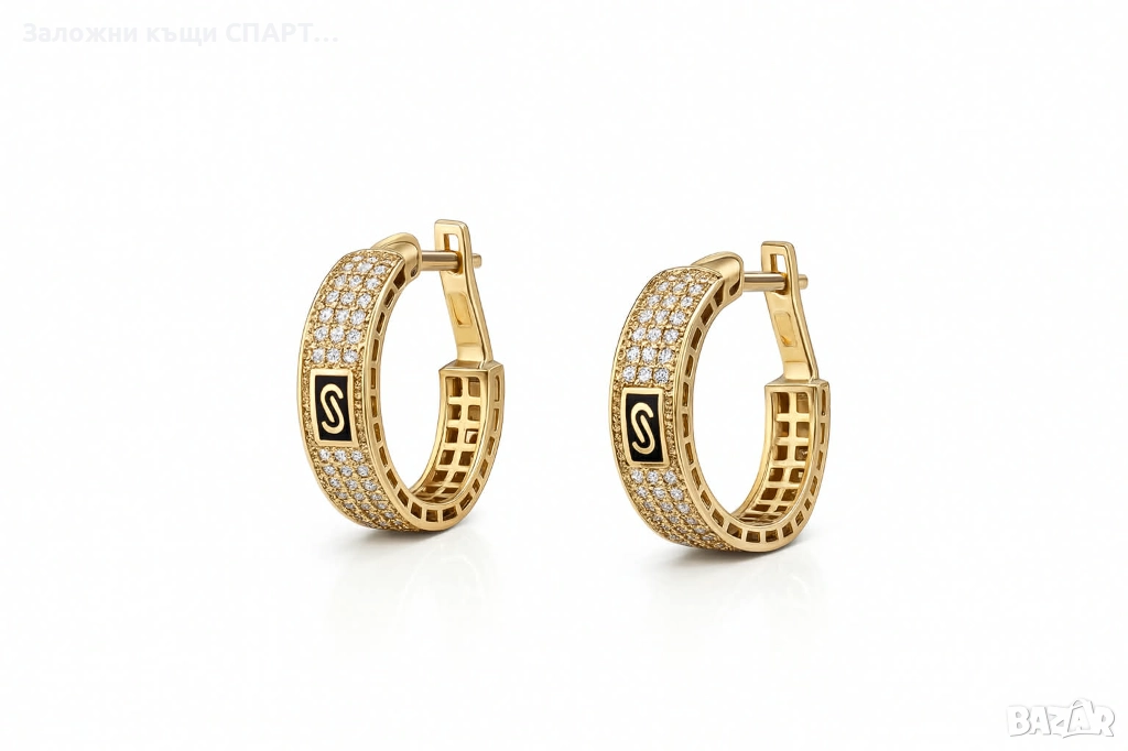 Нови Златни обеци Грамаж: 4.42гр, снимка 1