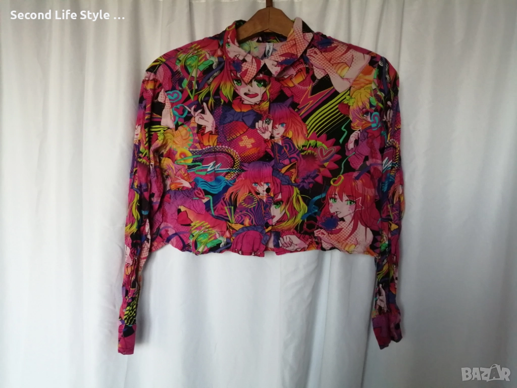 Дамска къса риза аниме манга момичета FB Sister р-р M, снимка 1